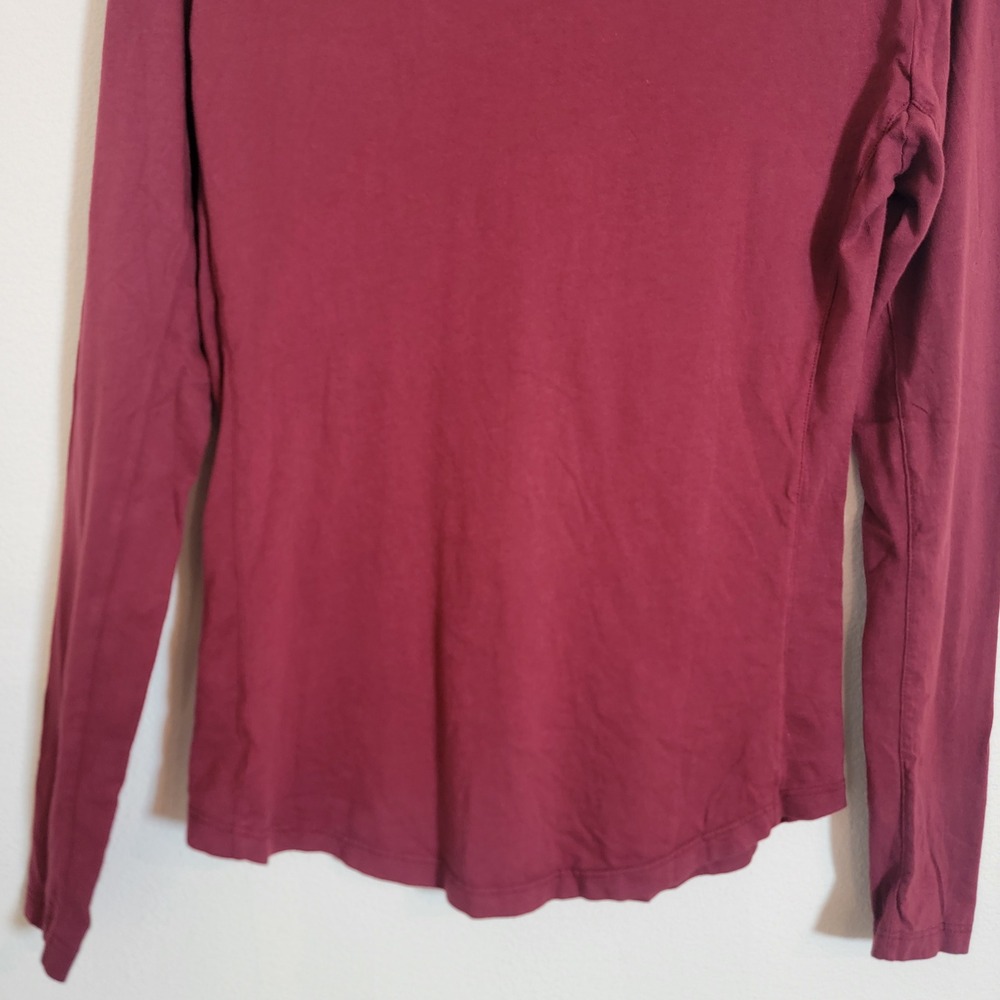 Marine Layer Combed Cotton Button Down Tibetan Red Small NEW Long Sleeve Collar - Picture 9 of 13